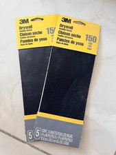 3M Drywall Sanding Sheets 150 Grit Fine 4-3/16" x 11-1/4" 10 Sheets 2 Packs