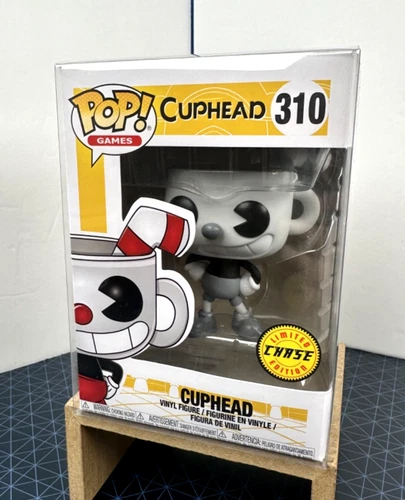 Funko Pop! Cuphead #310 Chase Limited Edition w/ Soft Protector, NEW!