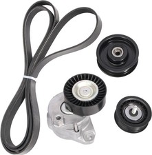 Drive Belt Tensioner And Idler Pulley Serpentine Kit For Mercedes-benz...