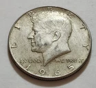 1965 Kennedy Half Dollar • 40% Silver • Circulated Example • As Shown   X76