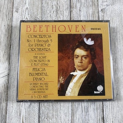 Beethoven   Piano Concertos 1-5 & Lost Concerto CD Bescol Classical