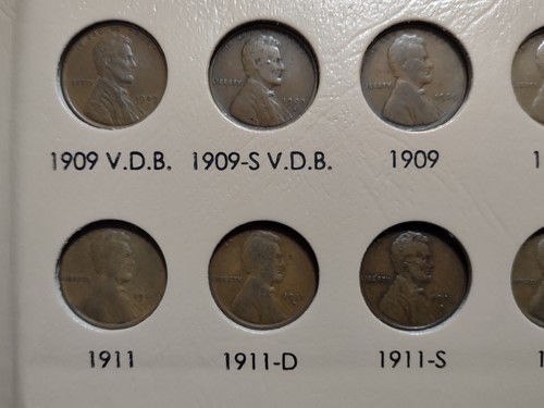 Lincoln Cent Collection Including 1909 VDB S (Only Missing 1922 Plain) - Picture 6 of 24