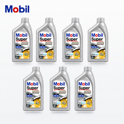 7L 5W-30 Full Synthetic Motor Oil Mobil Super 3000 XE MB 229.51 229.52