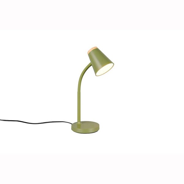 Led Tischleuchte Leselampe Schreibtischlampe Kunststoff GrüN Flexibel H 36 Cm-image