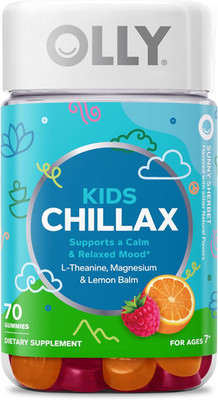Kids Chillax Gummy, for a Calm and Relaxed Mood*, Magnesium, L-Theanine, Lemon B