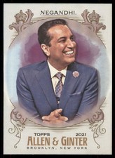 2021 Topps Allen & Ginter Silver Portraits Hot Box Parallel Kevin Negandhi #219