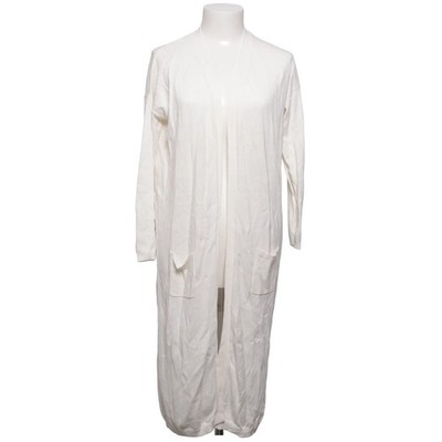 Oodji, Strickjacke, Damen, Größe: L, Weiß, Baumwolle/Viskose, Einfarbig #LXz