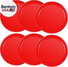 3 1/4 Inches Air Hockey Pucks 6 Pack Full Size Heavy Replacement Pucks for Game