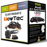 Elektrosatz 13-Pol Spezifisch für Audi A1 Sportback 10.2018-Jetzt NEU Inkl. EBA