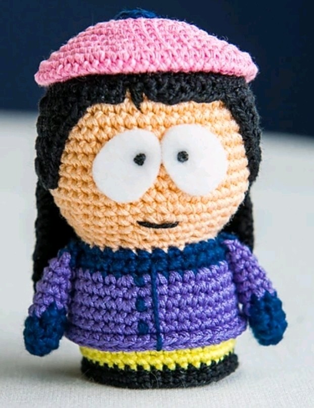 8 PC Set South Park Amigurumi  Cartman Butters Gnome Kenny Stan Kyle Wendy Chef