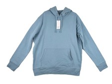 Goodfellow  Co Ultra Soft Fleece Mens Pullover Hoodie Blue Size XL