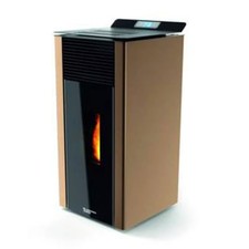 Stufa pellet canalizzata LAMINOX VERONICA 11 AIR 11kW acciaio e vetro oscurato