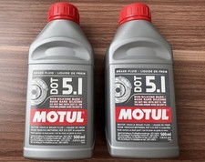 2 Pack of Motul DOT 5.1 Brake Fluid High Performance 100% Synthetic - 500 ml