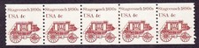 PNC5 4c Stagecoach 6 US #1898A MNH, F-VF