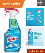 Ultimate 23 Oz Streak-Free Glass Cleaner with Blue Scent - Eco-Friendly 0.20 per fl oz