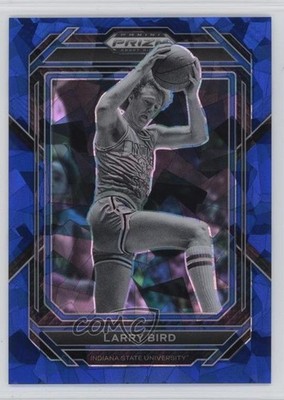 2023-24 Panini Prizm Draft Picks Blue Ice Prizm 52/99 Larry Bird #95 HOF 1qg0