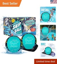 Exciting 2-Pack Water Skip Balls - Durable Beach Toys for Endless Outdoor Fun