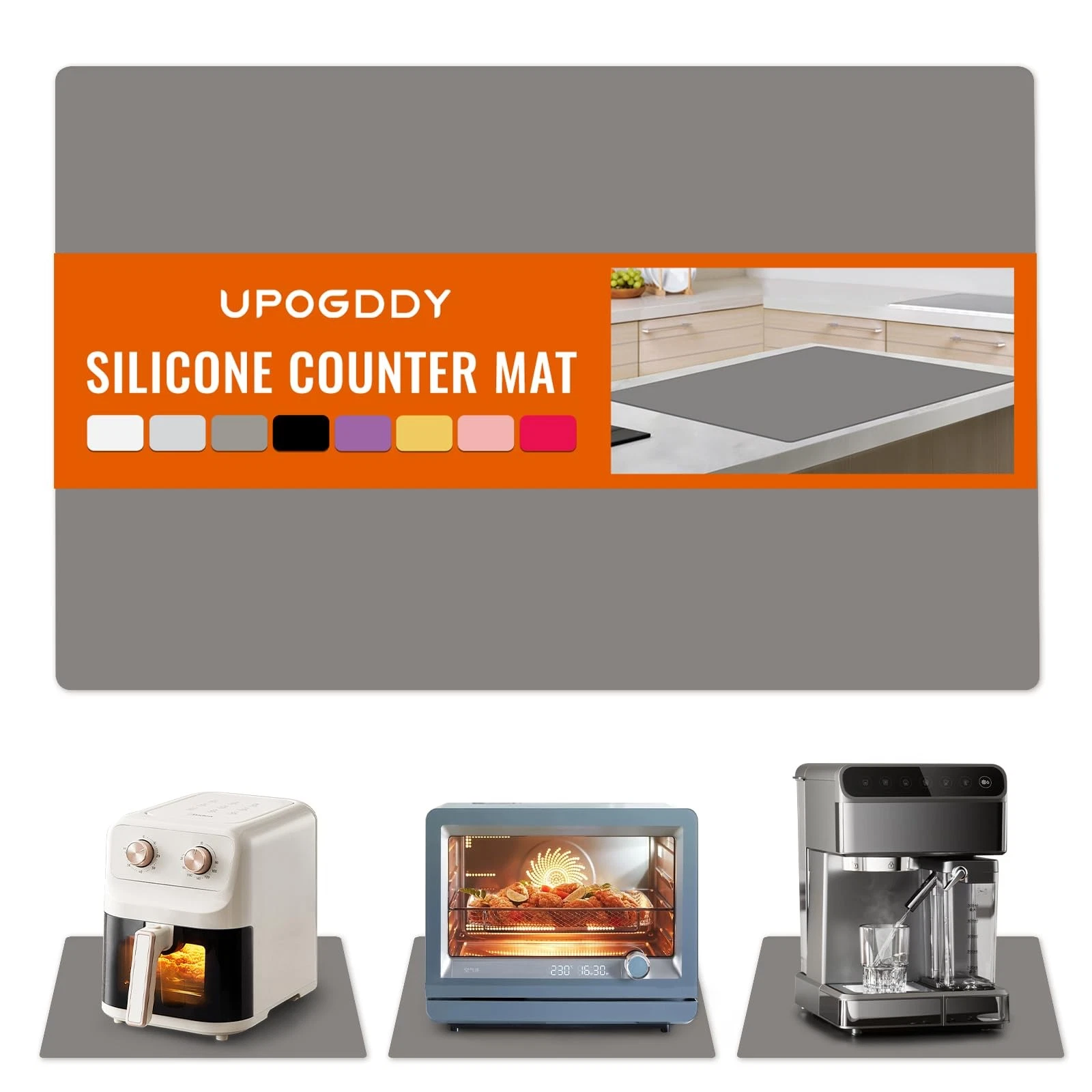 Silicone Counter Mat, Countertop Protector Mat, Large Silicone Mats for Botto...
Opens in a new wind