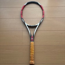 Wilson K Six One Tour Tennis Racket Red Black White Grip Size 2 Used