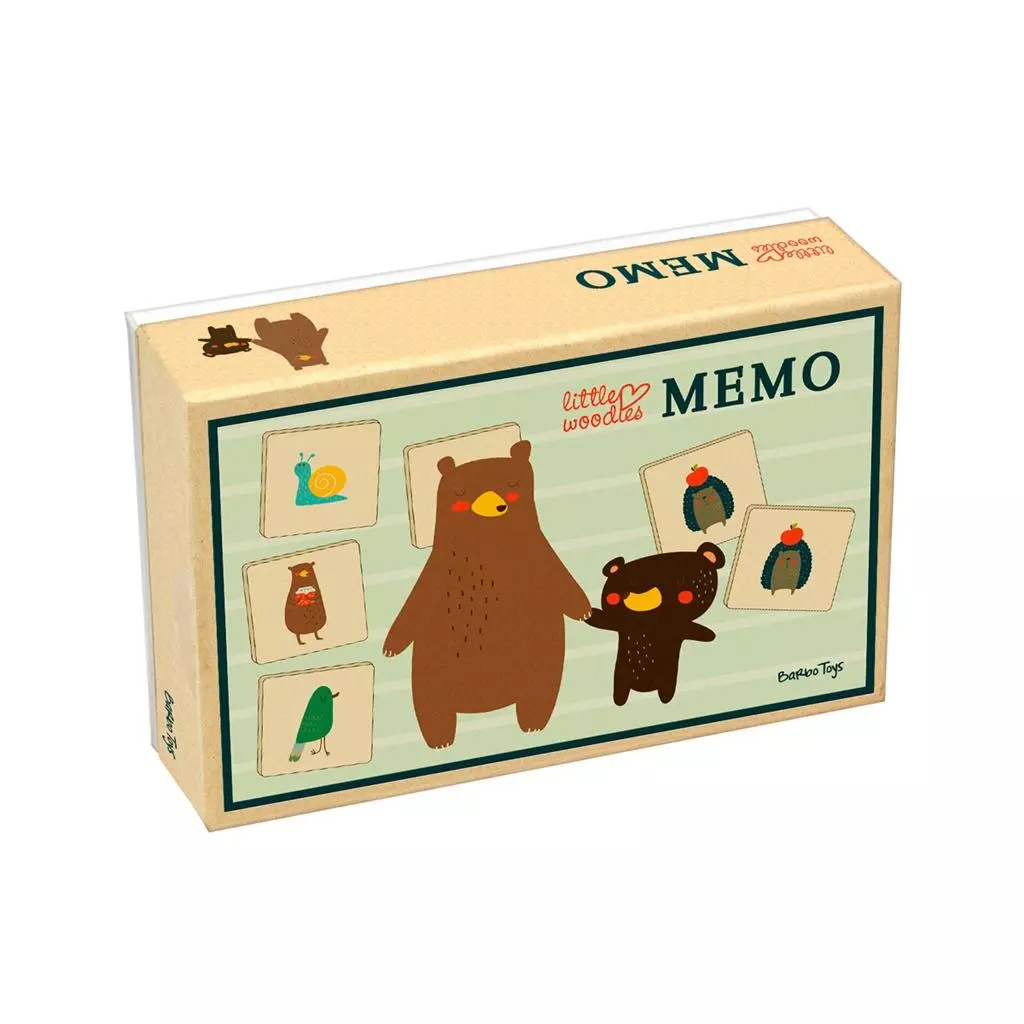 5704976054061 Memory Gra pamiciowa dla Dzieci Little Woodies Barbo Toys 5490₽