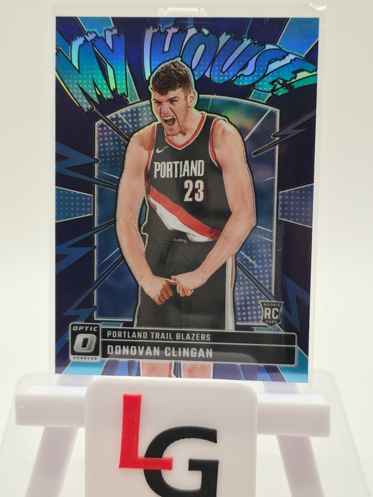 2024-25 Panini Donruss Optic Donovan Clingan Rookie My House Purple Prizm #1