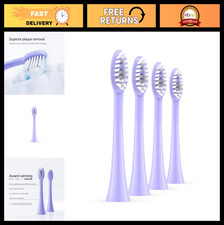 Replacement Toothbrush Heads for Sonic Electric Toothbrushes - Deep Clean, Plaqu