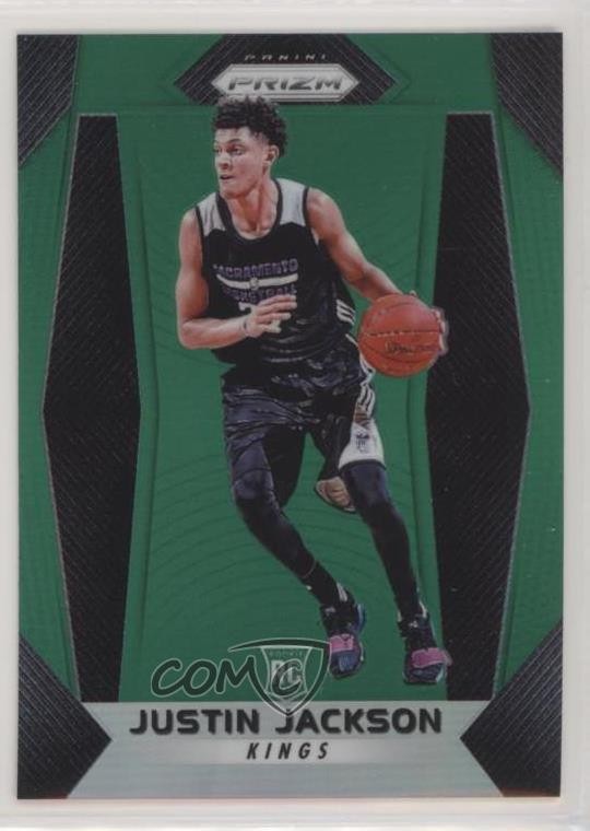 2017-18 Panini Prizm Green Prizm Justin Jackson #27 2jt