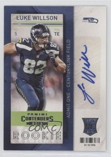 2013 Panini Contenders Short Print Rookies Luke Willson #162 Auto i9i