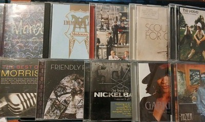 10 Classic Rock / Pop CD Album Bundle  Van Morrison, Nickelback, Mansun Etc..