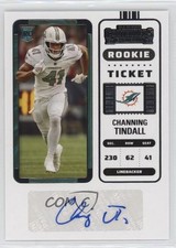 2022 Panini Contenders Rookie Ticket Channing Tindall #199 Auto 10b1