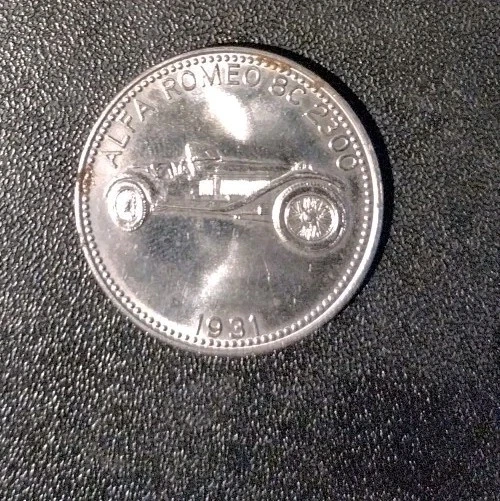 Shell Sammelmünze Alfa Romeo - Bild 2 von 2