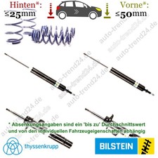 B4-Kit Tieferlegungsfahrwerk 50mm & 25mm u.a.: BMW 1er Coupé E82, Bj. 2007-2013