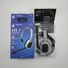 PDP LVL 1 Chat Headset for PlayStation 4 PS4 Gaming Headphone Wired