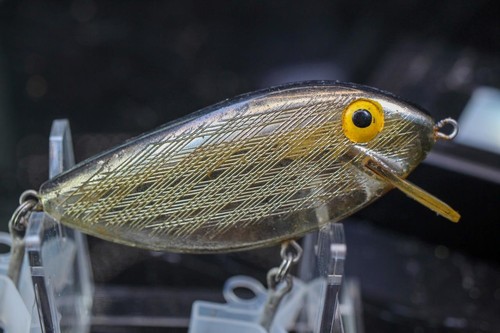 Esca da pesca Rebel Shad F6302 oro vintage rara argento tipo pinna sottile - Foto 2 di 4