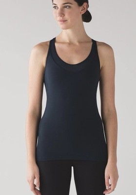 LULULEMON Deep Breath Tank size 6 Nocturnal Teal Luon Light