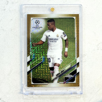 2020-21 Topps Chrome Vini Vinicius JR. Gold Mojo /50 Real Madrid 