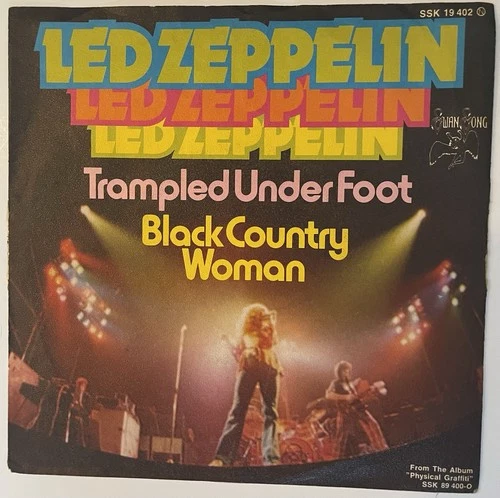 Led Zeppelin Trampled Underfoot 7” 45 German Press