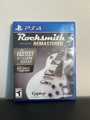 Rocksmith 2014 Edition Remastered (PlayStation 4, 2016) CIB (NO CABLE)
