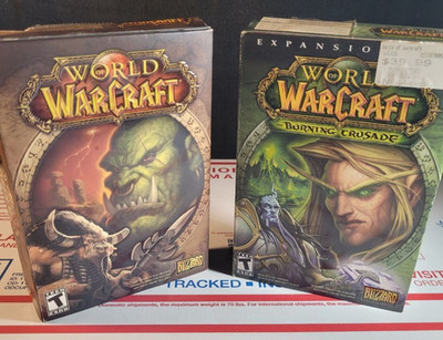 WoW WORLD of WARCRAFT - Vanilla & TBC Burning Crusade - Original Game Discs