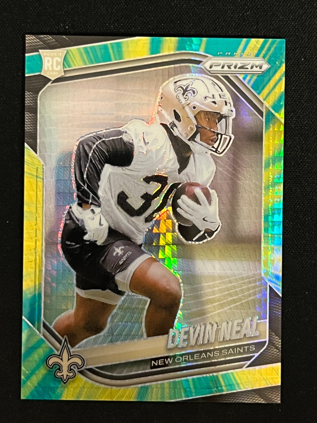2025 Panini Prizm Hyper #393 Devin Neal RC Rookie 192/200 Saints