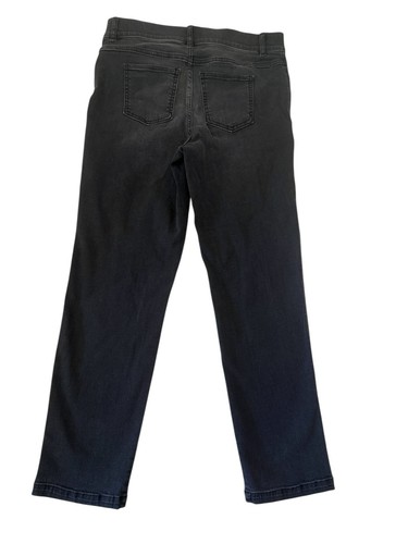 Spanx NWT Ankle Straight Leg High Rise Pull On Jeans in Vintage Black Women's L - Picture 6 of 9