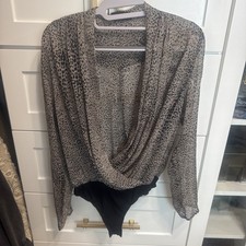 Vici Long Sleeve Leopard Bodysuit