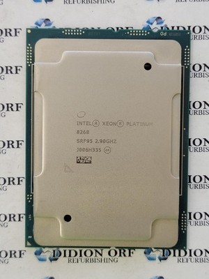 INTEL Xeon Platinum 8268 SRF95 2.90 GHz 35.75 MB 205 W, Grade B SKU 22934