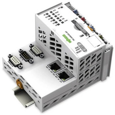 WAGO SPS Controller Steuerung Modbus Ethernet MQTT Profibus CANopen Lichtgrau