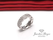 Roberto Coin Ring Love in Verona Weissgold 750 Diamanten Brillanten Gr 54 Gold