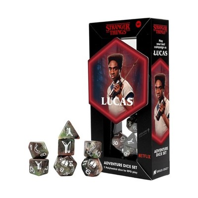 Sirius Stranger Things Dice & Accessories Adventure Dice Set - Lucas (7) New