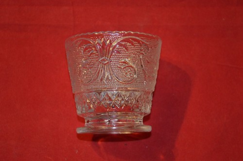 Mini Creamer, Sugar and Tray Set Sandwich Clear (Stem 41) By DUNCAN & MILLER - Picture 4 of 9