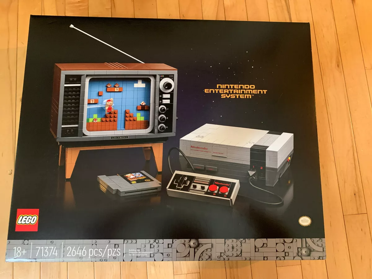 LEGO NINTENDO ENTERTAINMENT SYSTEM NES SUPER MARIO BROTHERS TV #71374 - 2646 PCS