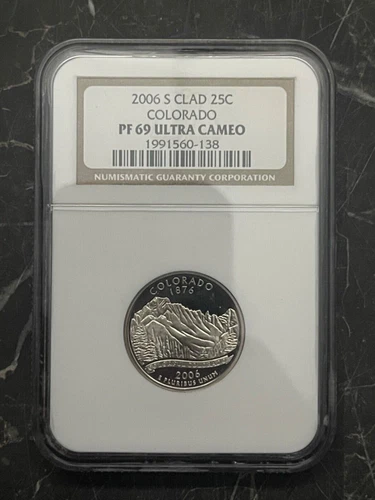 2006 S Clad Quarter Colorado NGC PF69 UCAM ULTRA CAMEO