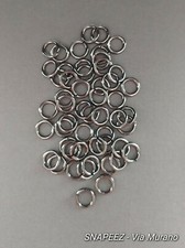 SNAPEEZ® II ULTRAPLATE® Blackjack Jump Ring 8mm. Made in USA.